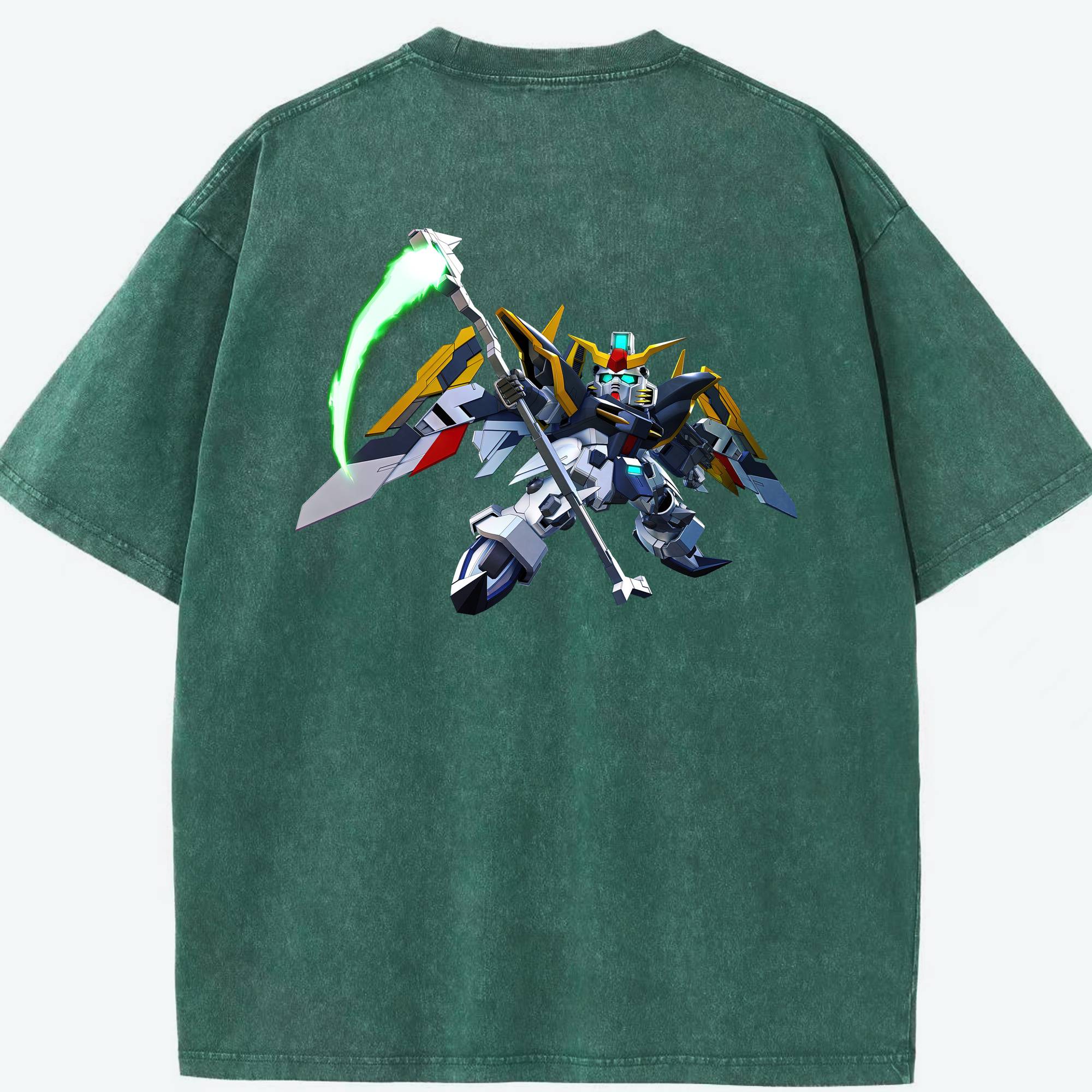 （画像用） 機動戦士ガンダム Mobile Suit Gundam 綿100% ヴィンテージ風 半袖Tシャツ（背面プリント）